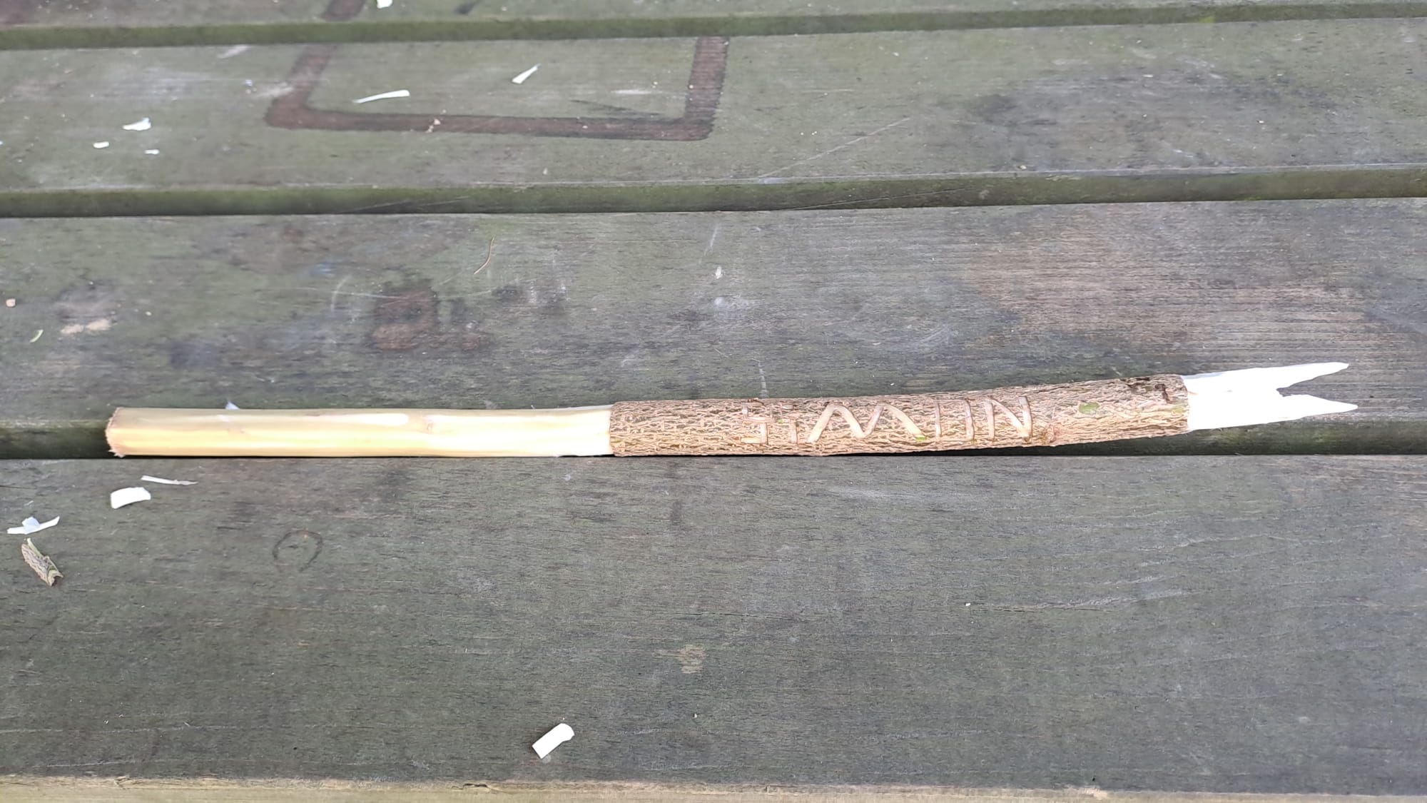 Do_SchnitzSpass im Wald