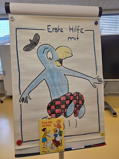 Erste Hilfe mit Globi
